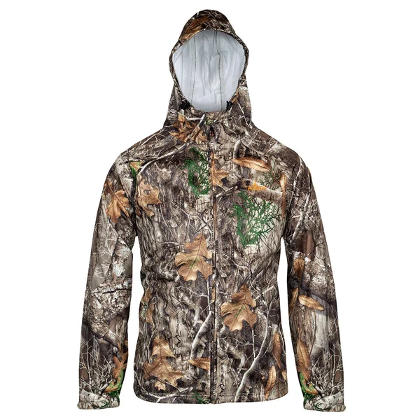 Habit Men's Trapper Lake Packable Rain Jacket in Realtree Edge