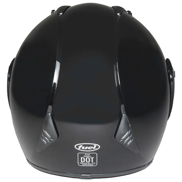 Fuel Helmets Sh-ws0014 Open Face Helmet with Shield Gloss Black Small