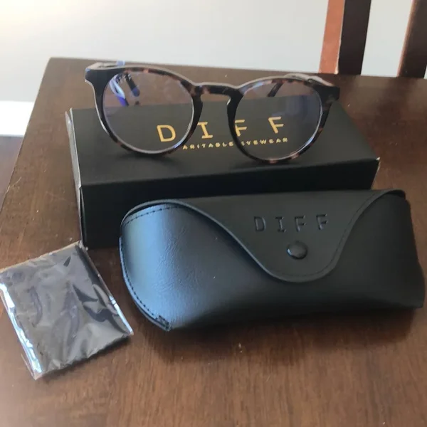 Diff Eyewear Sawyer Blue Light Blocking Glasses - Brown, Women's