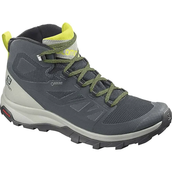 Salomon Men's Outline Mid GTX Hiking Boots Green 7.5