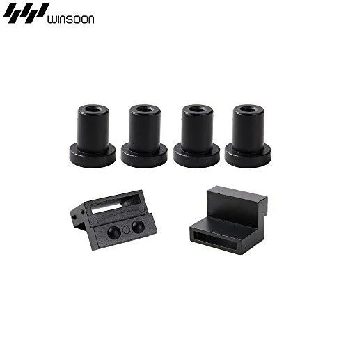 Winsoon 4FT-16FT Metal Sliding Bypass Barn Wood Door Hardware Kit System Bending GCM2782