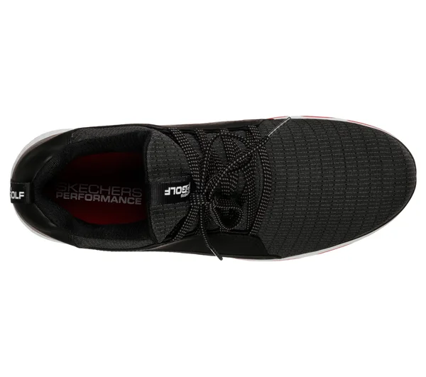 Skechers Men's Go Golf Mojo Elite Golf Shoes, Black/Red, 10.5