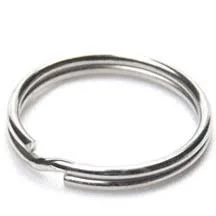 Woodworks 1000 Pcs of 7/8 Silver Split Key Rings
