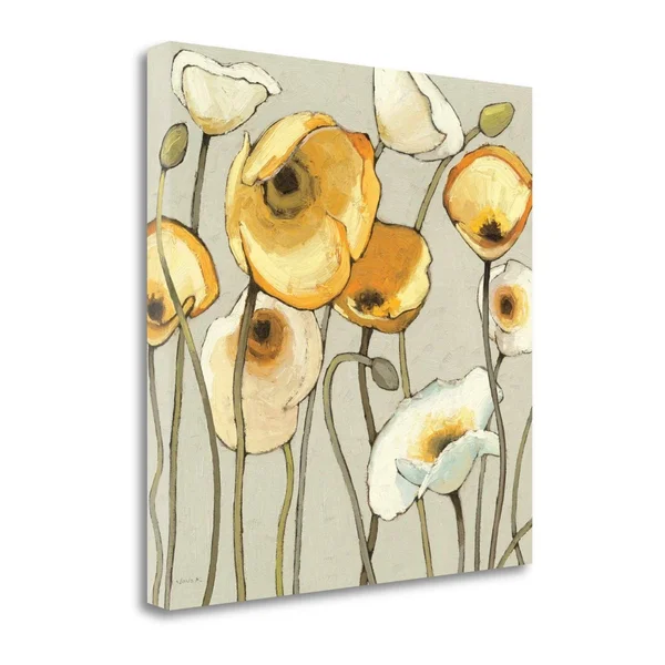 Tangletown Fine Art 'Jaune Gris II' Print on Wrapped Canvas, Gray