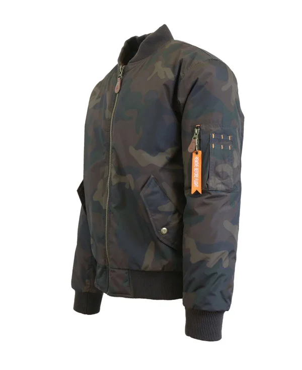 Spire by Galaxy Navy Men's Mid-Weight Aviator Flight Bomber Jacket