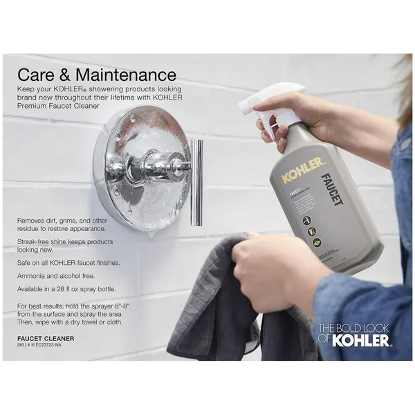 Kohler K-76330-BN Shower Arm with 3-Way Diverter - Vibrant Brushed Nickel