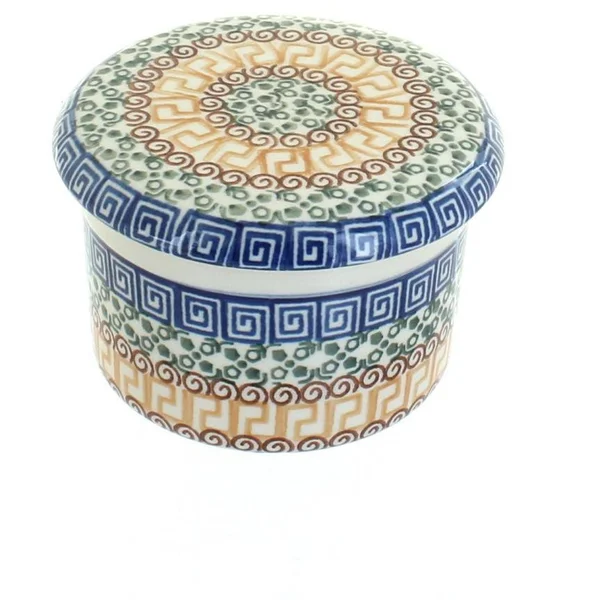 Ceramika Artystyczna Athena French Butter Dish Polish Pottery