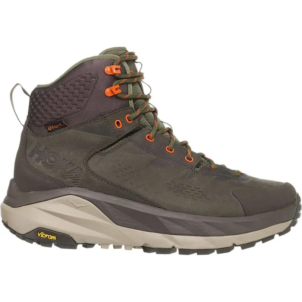 HOKA ONE ONE Sky Kaha Men's Hiking Boot, Black Olive/Green, 8.5