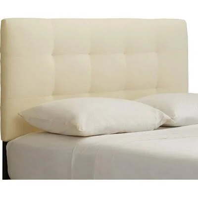 Meredith Upholstered Panel Headboard Wayfair Custom Upholstery Size: California King - Upholstery: Linen Laguna