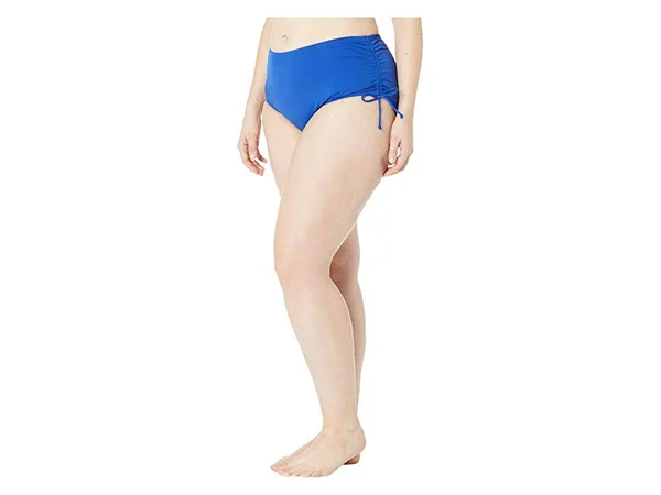 24th & Ocean Plus Size Solids Mid Waist Adjustable Tie Side Pant : 22W