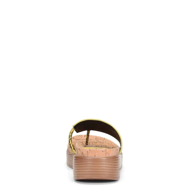 Donald Pliner Fifi Snake-Embossed Leather Slide - 9