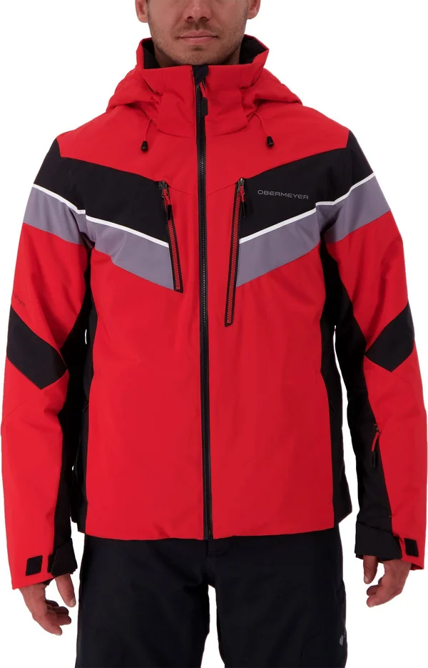 Obermeyer Men's Chroma Jacket - Medium - Brakelight