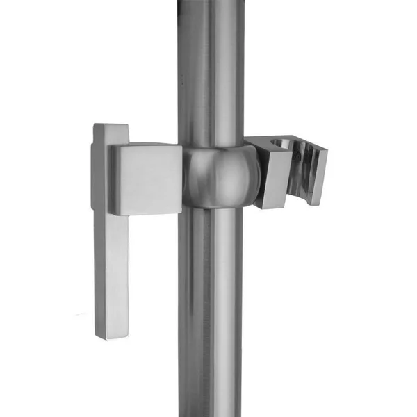 Jaclo Cubix 3 3/4x22 Handshower Slider with Lever Handle for Luxury Grab Bar in Black Nickel - SKU: SQSL70-BKN