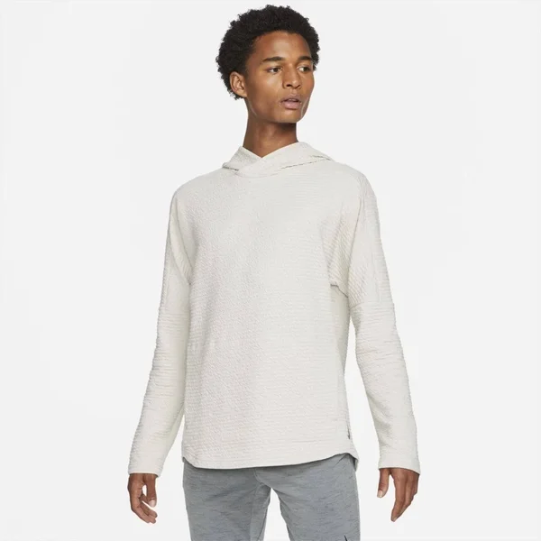 Nike Yoga Nomad Men's Pullover Hoodie in White, Size: XL, CZ2219-072