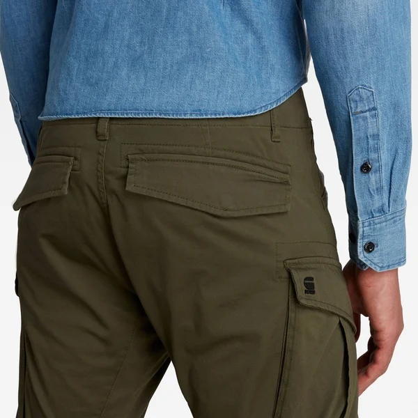 G-Star Raw Men Rovic Zip 3D Straight Tapered Pant Green Size 25-30