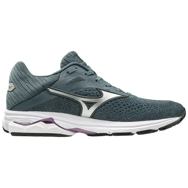 Women's Mizuno Wave Rider 23, 8.5, Citadel/Glacier Gray