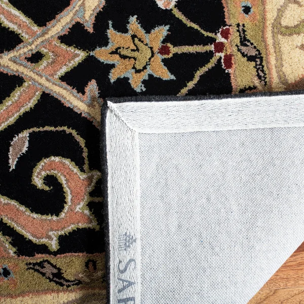 Safavieh Heritage HG644A Area Rug - Charcoal/Beige, Size: 5& x 8&
