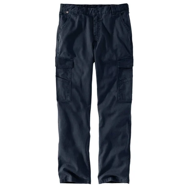 Carhartt Men's Flame Resistant Rugged Flex Relaxed Fit Canvas Cargo Pant (35x34 Dark Khaki)