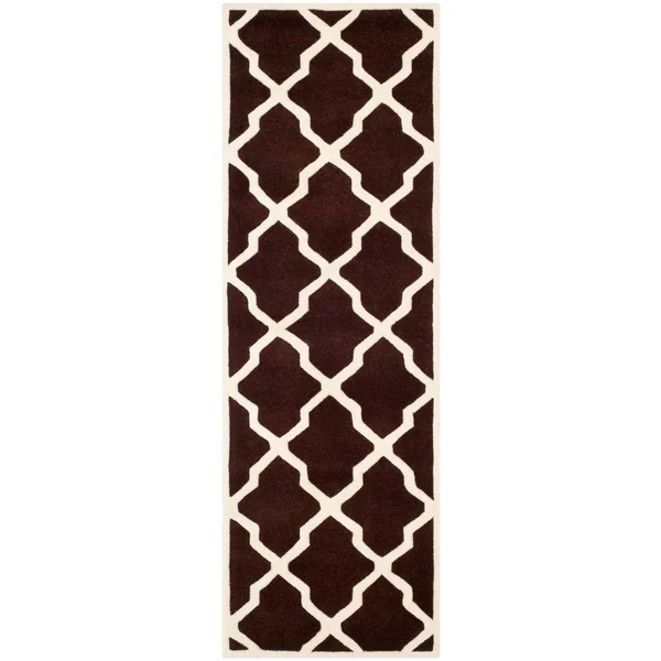 Safavieh Chatham Black & Ivory 7& x 7& Round Rug