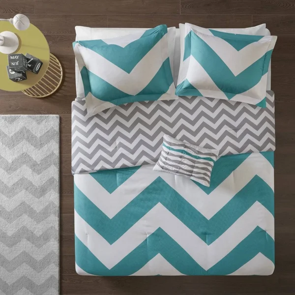 Mi-Zone Libra Comforter Set Full Queen Blue