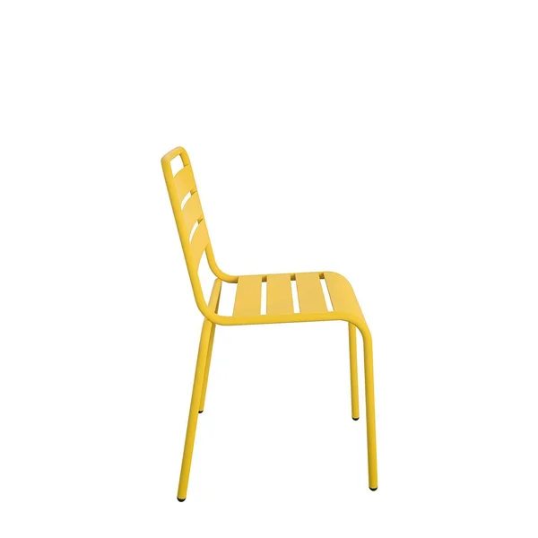 Novogratz Poolside Gossip - June Stacking Dining Chairs, 4 Pack, Yellow