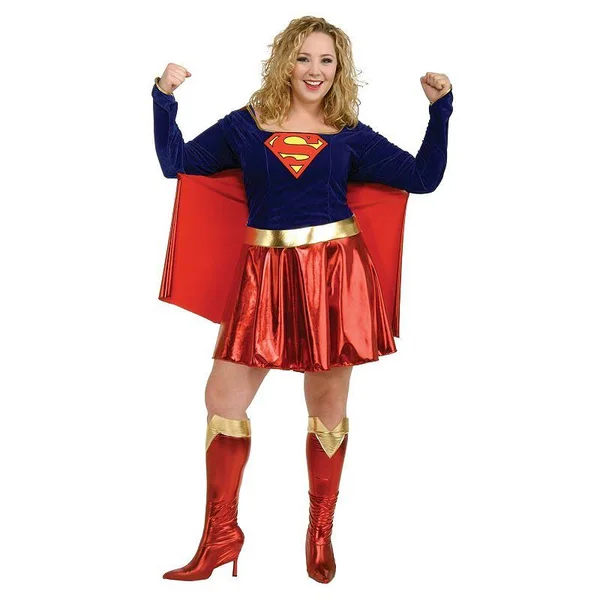 Rubie&s Costume Women's Supergirl Costume - Red/Blue, Plus Size