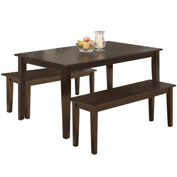 Dining Table Set Dining Table Kitchen Table and Bench for 4 Dining Room Table Set for Small Spaces Table with Chairs Home Furnit