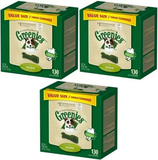 Greenies 390 Count 108-Ounce Dental Chews Teenie