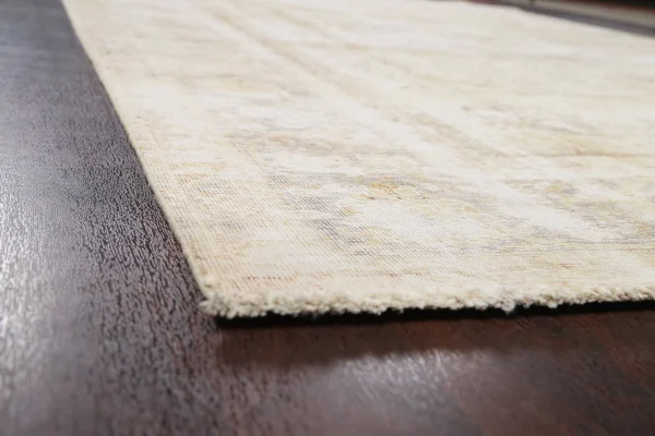 Muted Distressed Tabriz Persian Area Rug 8x11