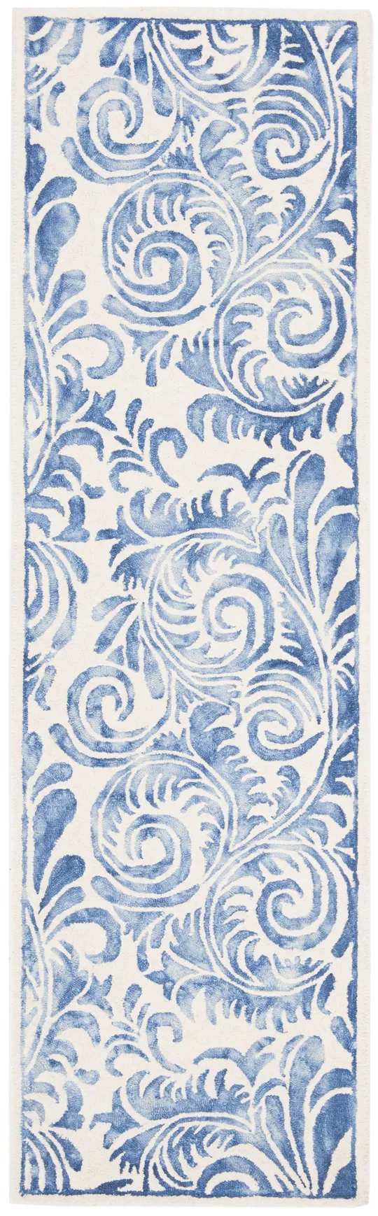 Safavieh Dip Dye DDY212M 4&0x22 x 6&0x22 Blue, Ivory Area Rug
