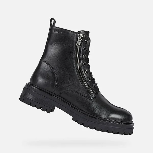 Geox Shoes Iridea Woman Black, Size 5