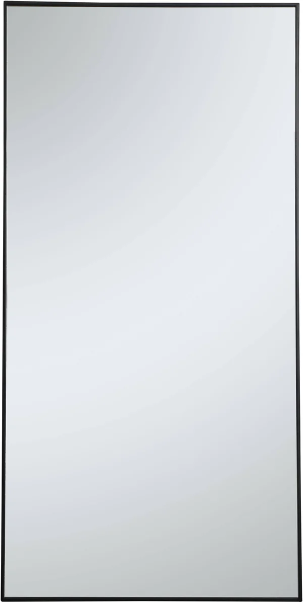 Elegant MR43672BK Metal Frame Rectangle Mirror 36 inch in Black
