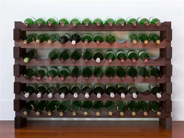 Vinotemp 6 x 12 Bottle Modular Wine Rack (Stained)