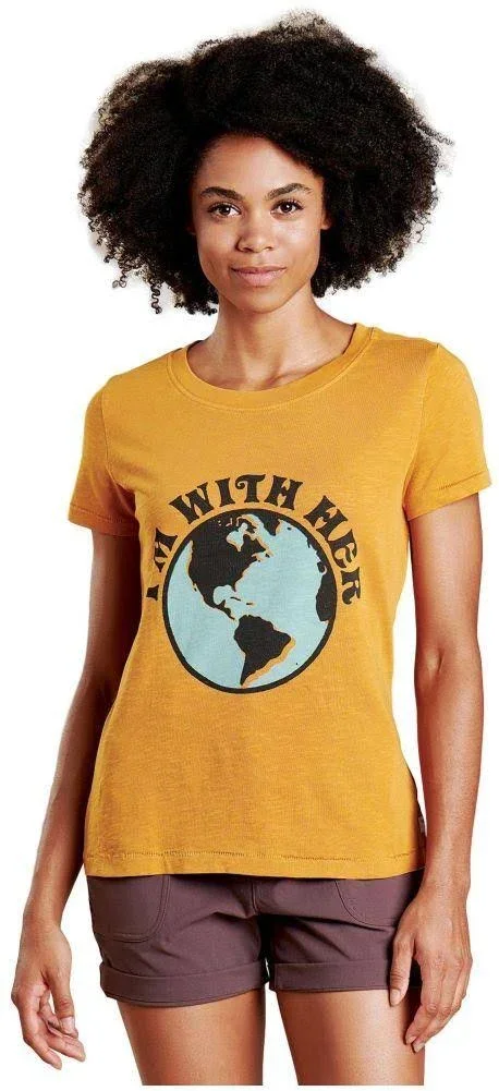 Toadu0026Co Primo Daily Short Sleeve Tee - Women's Sunset Vintage Wash, S