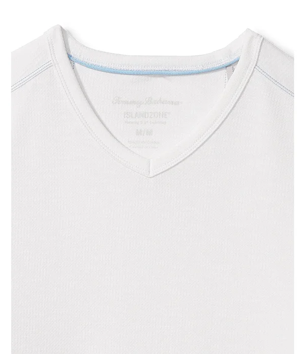 Tommy Bahama Tropicool Paradise V Neck T-Shirt - Dusty Thyme