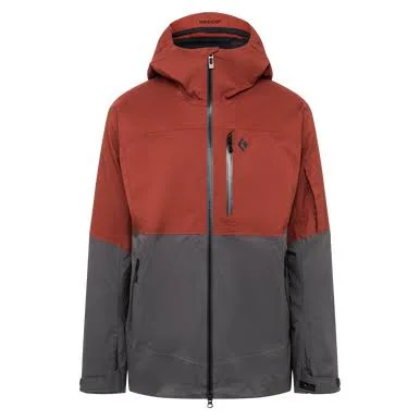 Black Diamond Men's BoundaryLine Mapped Jacket - Small - Black, Carbon