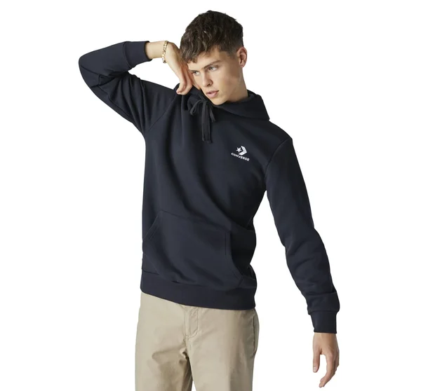Converse Star Chevron Logo Hoodie Black