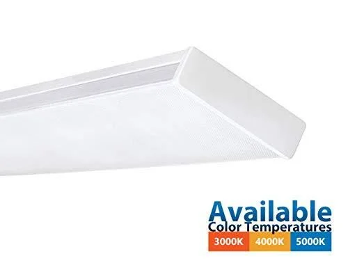 Nicor Lighting ACW-20-4S-UNV-30K 3000K Dimmable LED Wraparound with Prismatic Acrylic Lens - 4&