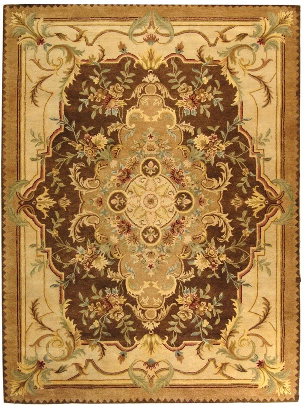 Safavieh Empire EM823B 8&3x22 x 11&0x22 Brown, Beige Area Rug