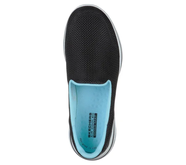 Skechers Women's GOwalk 5 Fantasy Walking Shoe Black/Turquoise 9