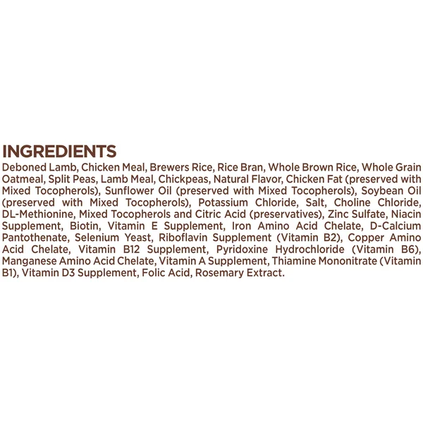 Nutro Natural Choice Dog Food - Lamb & Brown Rice Recipe, Small Bites, Adult Dog - 30 lb