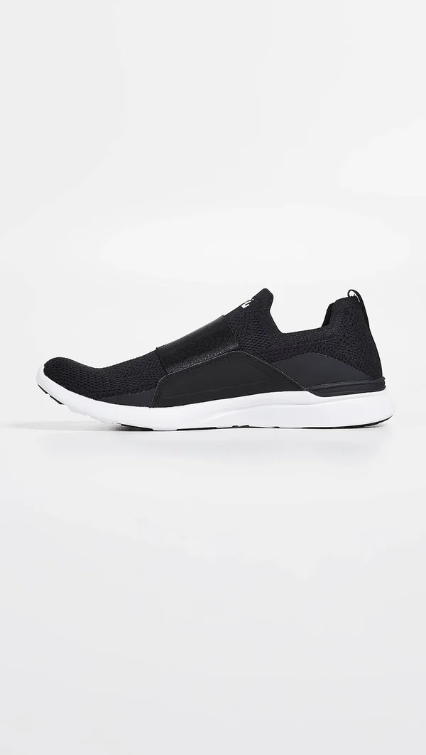 APL Men's Techloom Bliss Black/White Shoes in Size 11.5 - Athletic Propulsion Labs