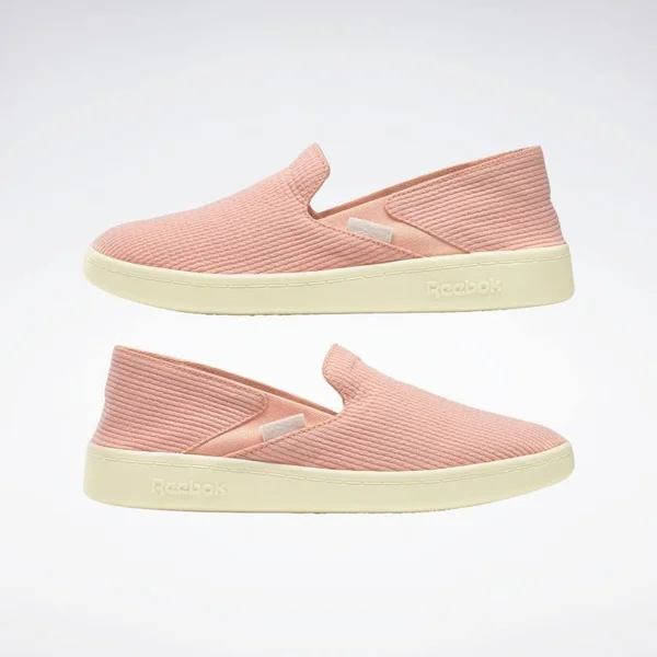 Reebok Cotton & Corn Slip-On Shoes - Women's, Size: 8, Pink