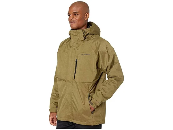 Columbia Alpine Action Jacket Men's Jacket Olive Brown : LG