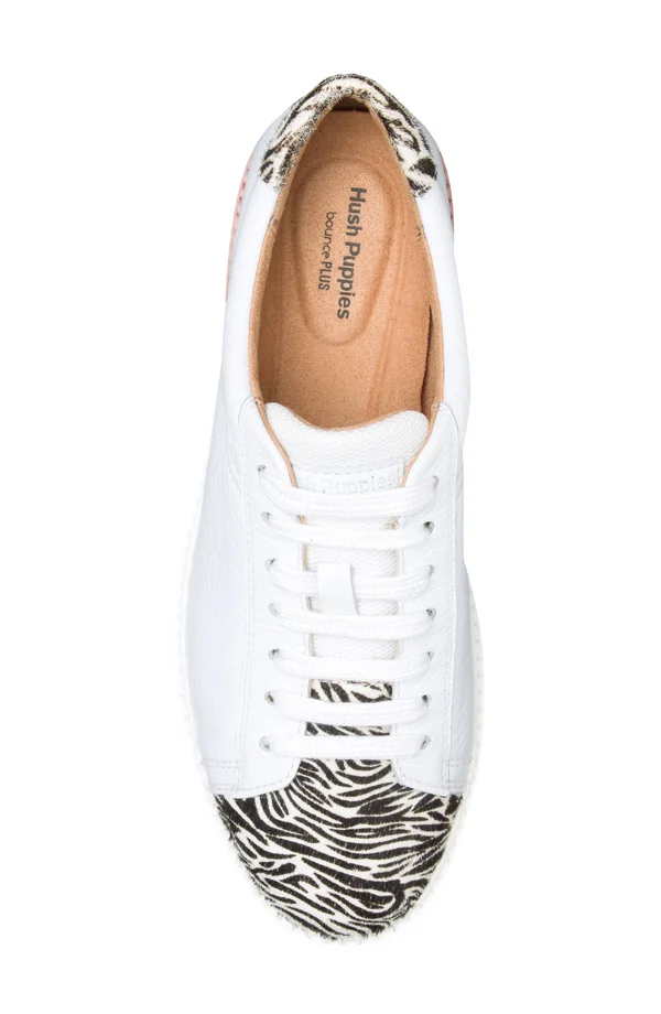 Hush Puppies Sabine Sneaker 8.5 Women's White