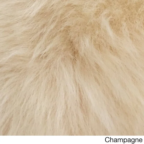 Legacy Faux Sheepskin Shag Area Rug - Sunset 4& x 6&
