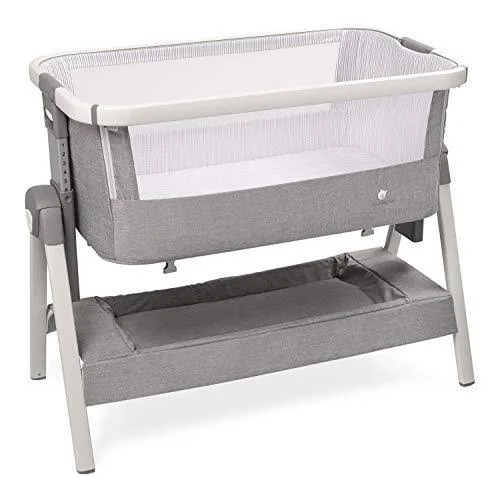 Bed Side Crib for Baby - Sleeper Bassinet Includes Travel Case - Mattress, Sheet, and Urine Pad - Keep Newborn Babies Close When