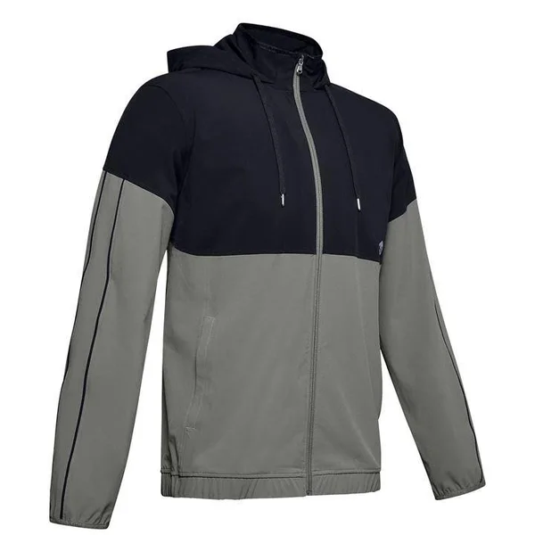 Under Armour Men's Recover Woven Warm-Up Jacket - Green - MD