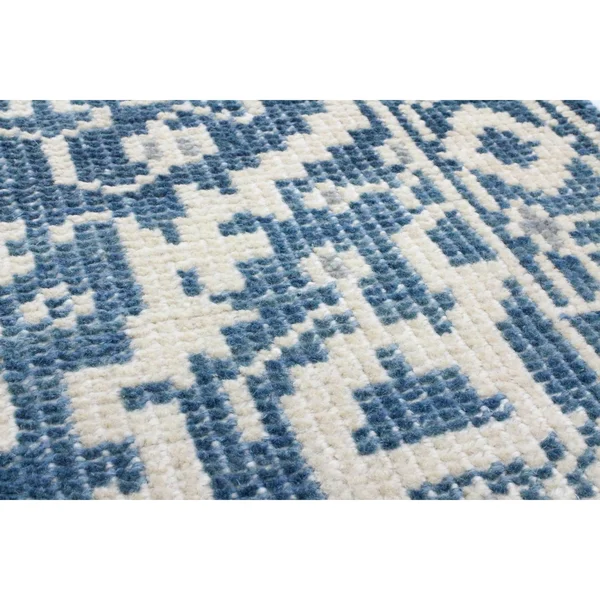 Bashian Artifact Palmyra 2&6x22 x 8& Azure Rug