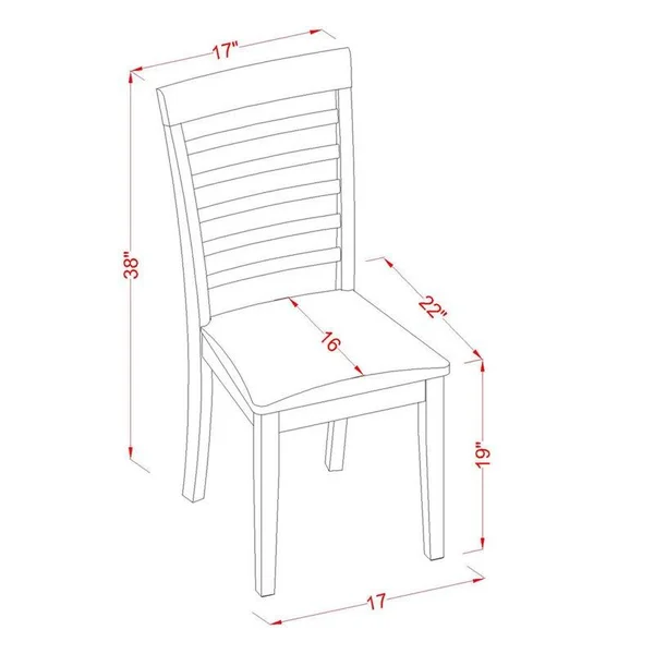 East West Furniture 3 PC Small Kitchen Table and Chairs Set-Round Kitchen Table and 2 Dining Chairs